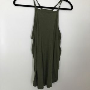 Army green spaghetti strap tank top!